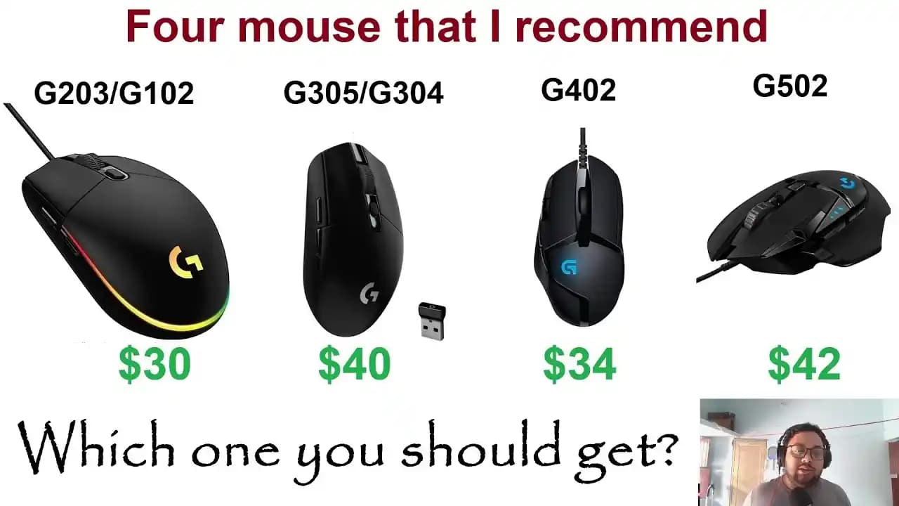 Logitech G402 ve G203 Oyuncu Fareleri: Performans ve Konfor Karşılaştırması