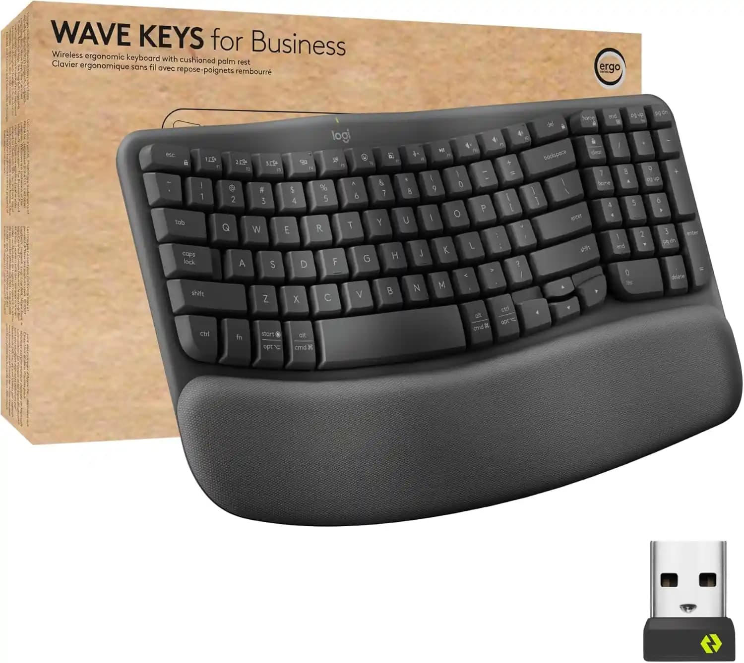 Logitech Wave Keys: Ergonomik ve Çoklu Cihaz Bağlantılı Kablosuz Klavye