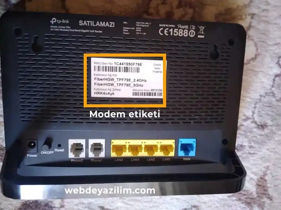 Modem Şifresi Nerede Yazar? Modem Şifresi Bulma ve Değiştirme Rehberi