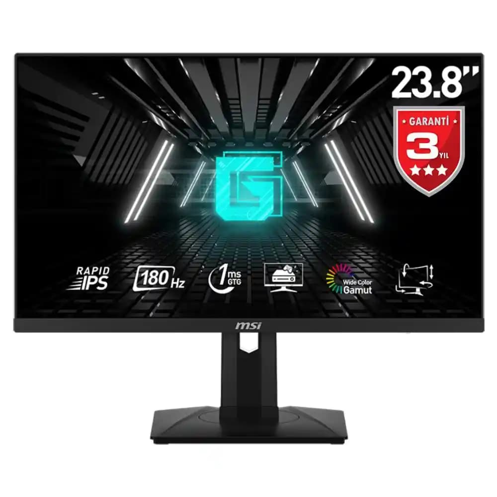 MSI 23.8 G244PF E2: 165 Hz Yenileme Hızlı ve Renk Doğruluğu Yüksek Monitör
