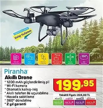 Piranha Akıllı Drone: Gelişmiş Teknolojilerle Çok Yönlü Kullanım İmkanları