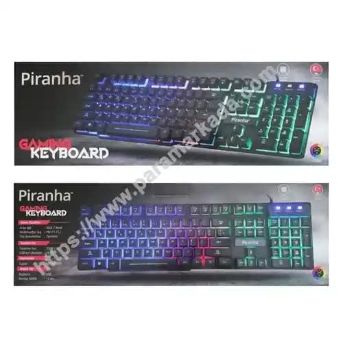 Piranha Gaming Keyboard 2345: Oyuncular İçin Dayanıklı ve Yüksek Performanslı Klavye