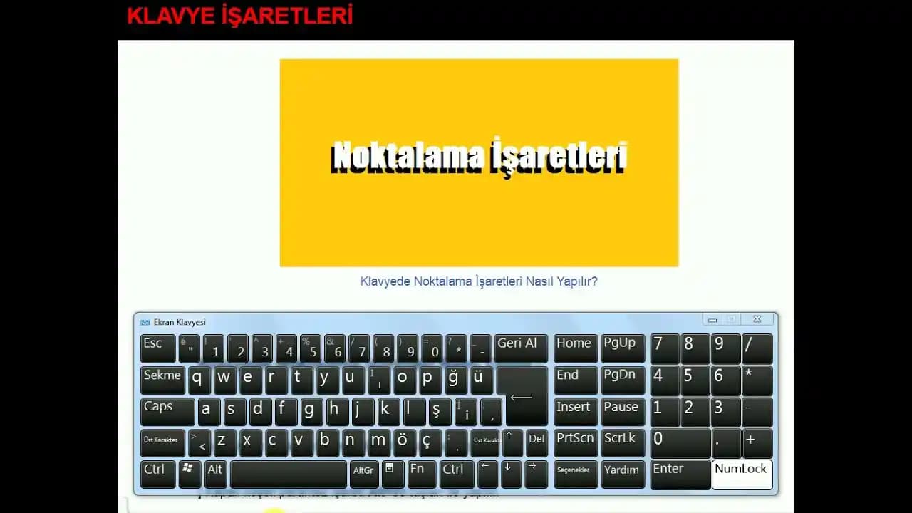 Q Klavyede Noktalama İşaretleri Nasıl Yapılır? Detaylı ve Pratik Rehber