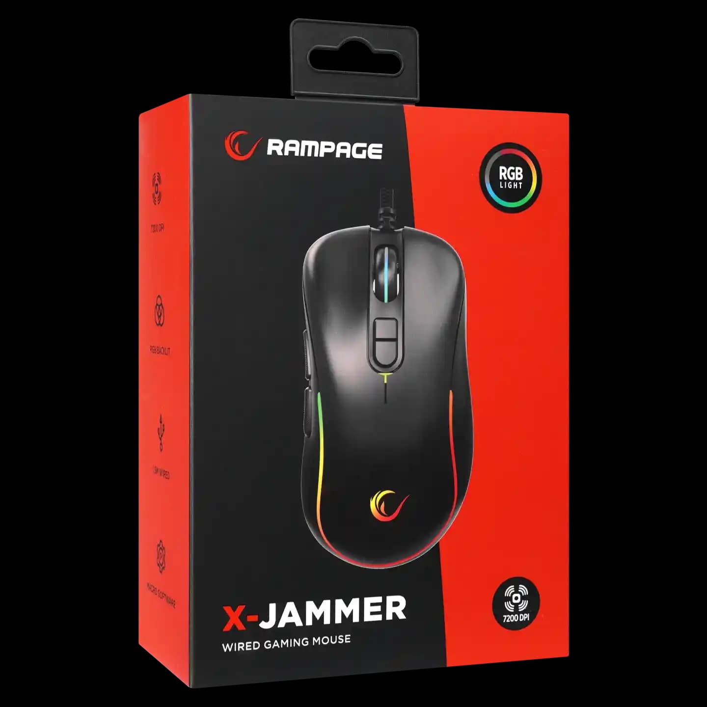 Rampage X Jammer SMX R47: Ergonomik ve Yüksek Performanslı Oyuncu Mouse'u Özellikleri