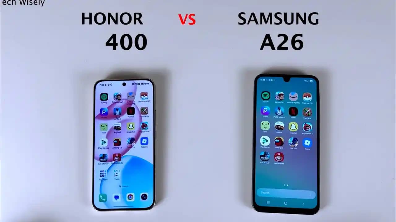 Samsung A26 ve Honor 400: Orta Segment Akıllı Telefonların Kapsamlı Karşılaştırması
