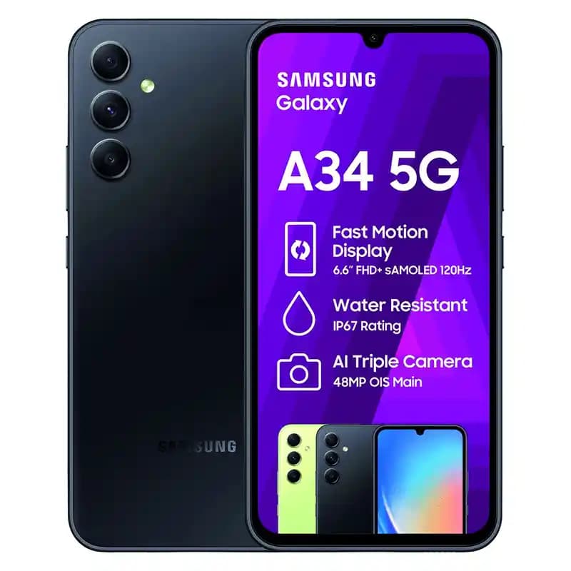 Samsung A34 6.6 İnç Ekran, Kamera ve Performans Özellikleriyle Orta Segmentin Güçlü Seçeneği