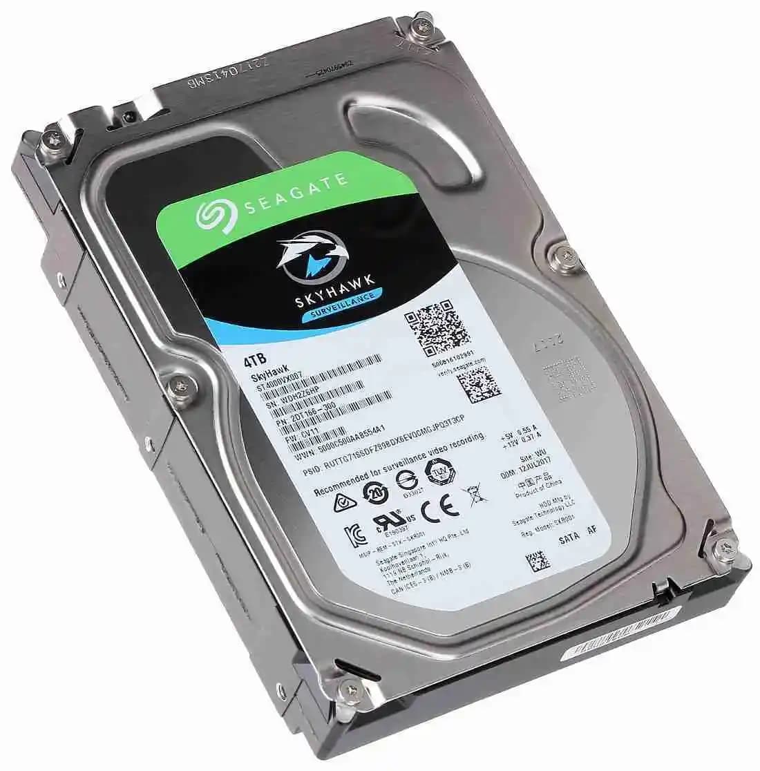 Seagate Skyhawk 4TB: Kesintisiz ve Güvenilir Video Gözetim Depolama Çözümü