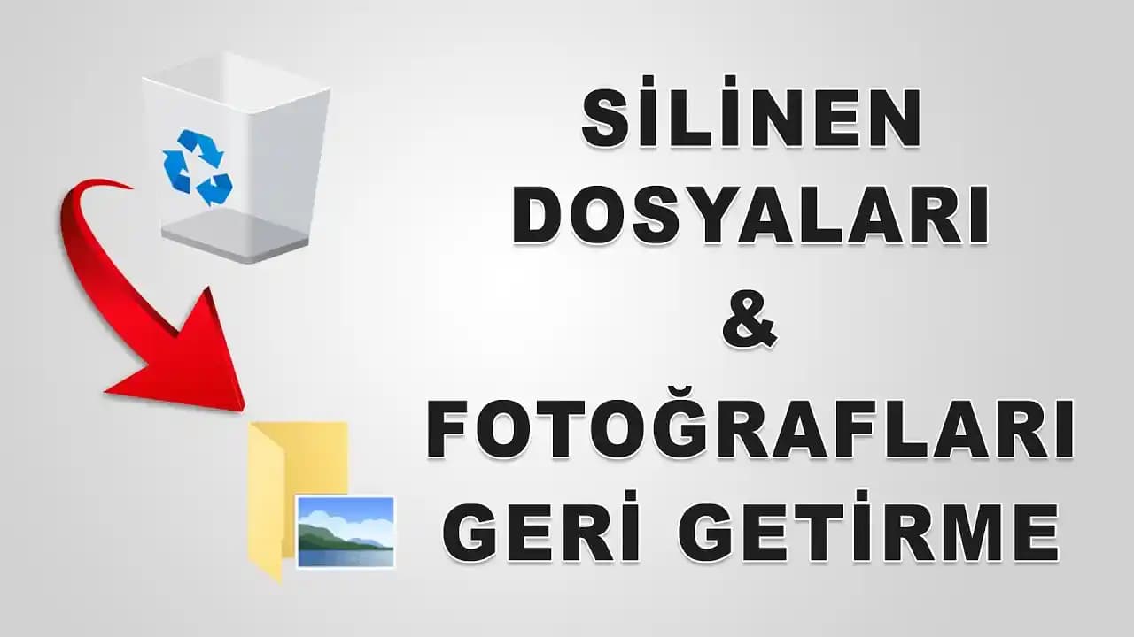 Silinen Bütün Fotoğrafları Geri Getirme Yöntemleri ve Veri Kurtarma Rehberi