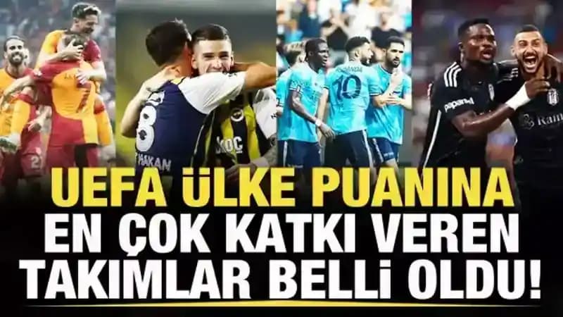 Son 30 Yılda Türkiye'nin Ülke Puanına En Çok Katkı Yapan Teknoloji ve Spor Takımları