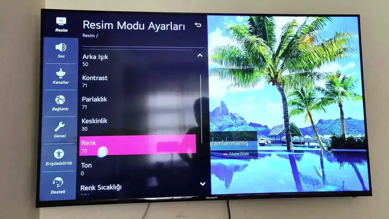 Televizyon Görüntü Ayarları Rehberi: Parlaklık, Kontrast ve Renk Optimizasyonu