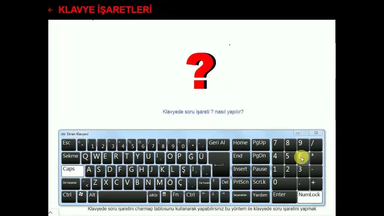 Türkçe Soru İşareti Kullanımı ve Yazım Kuralları: Dijital Cihazlarda Yazma Yöntemleri