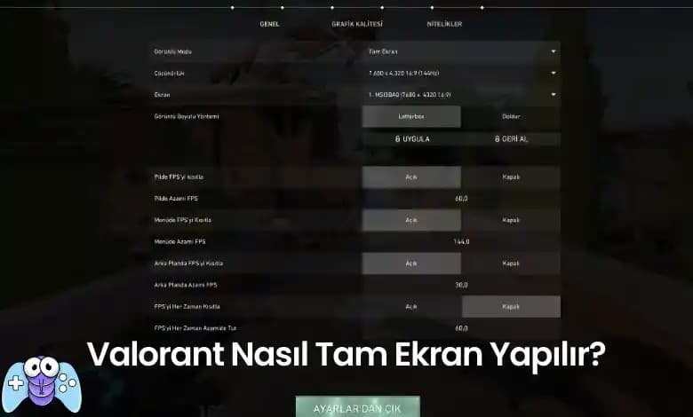 Valorant Ekran Ayarları: Performans ve Görsellik İçin Rekabetçi İpuçları