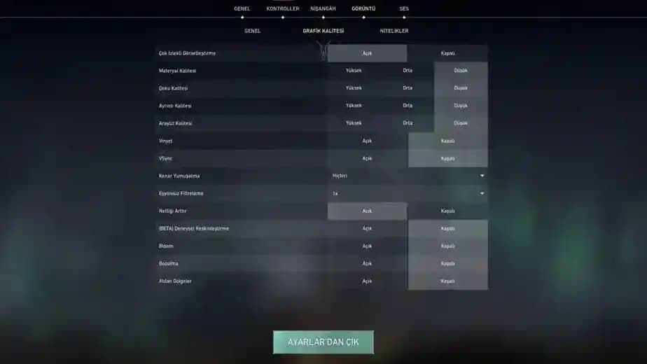 Valorant Grafik Kalitesi Ayarları: Performans ve Görsellik Dengesi Nasıl Sağlanır