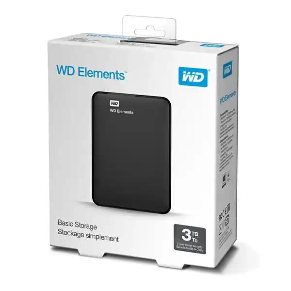 WD Elements IntelliPower 3TB Harici Sabit Disk: Yüksek Kapasiteli ve Güvenilir Depolama Çözümü
