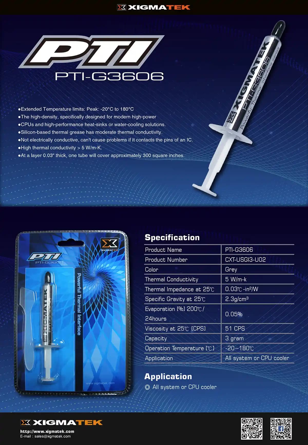 Xigmatek PTI-G3606: Dayanıklı ve Sessiz Soğutma Çözümü ile Yüksek Performans Sağlayın