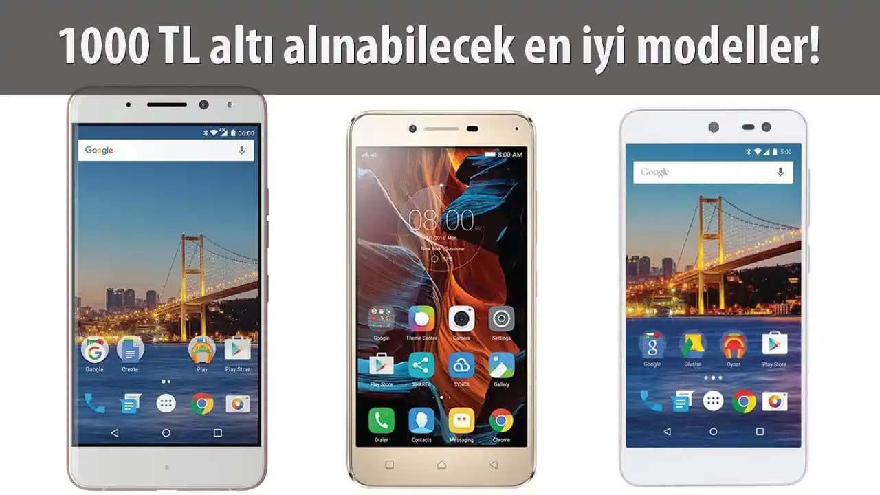 1000 TL Bütçeyle Alınabilecek En İyi Akıllı Telefon Seçenekleri ve Piyasa Durumu