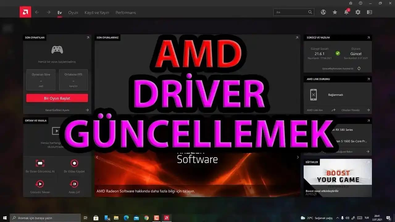 AMD İşlemci Sürücü Güncellemeleri ve Performans Artırma İpuçları