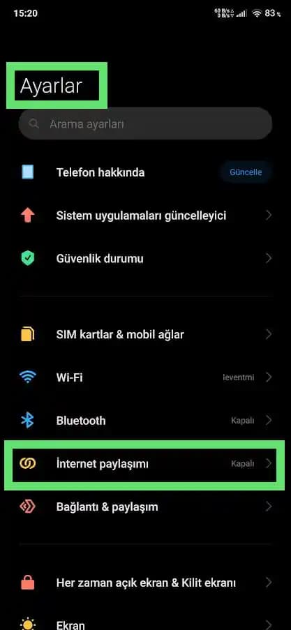 Android Telefonlarda İnternet Paylaşımı ve Güvenli Kullanım İpuçları Rehberi