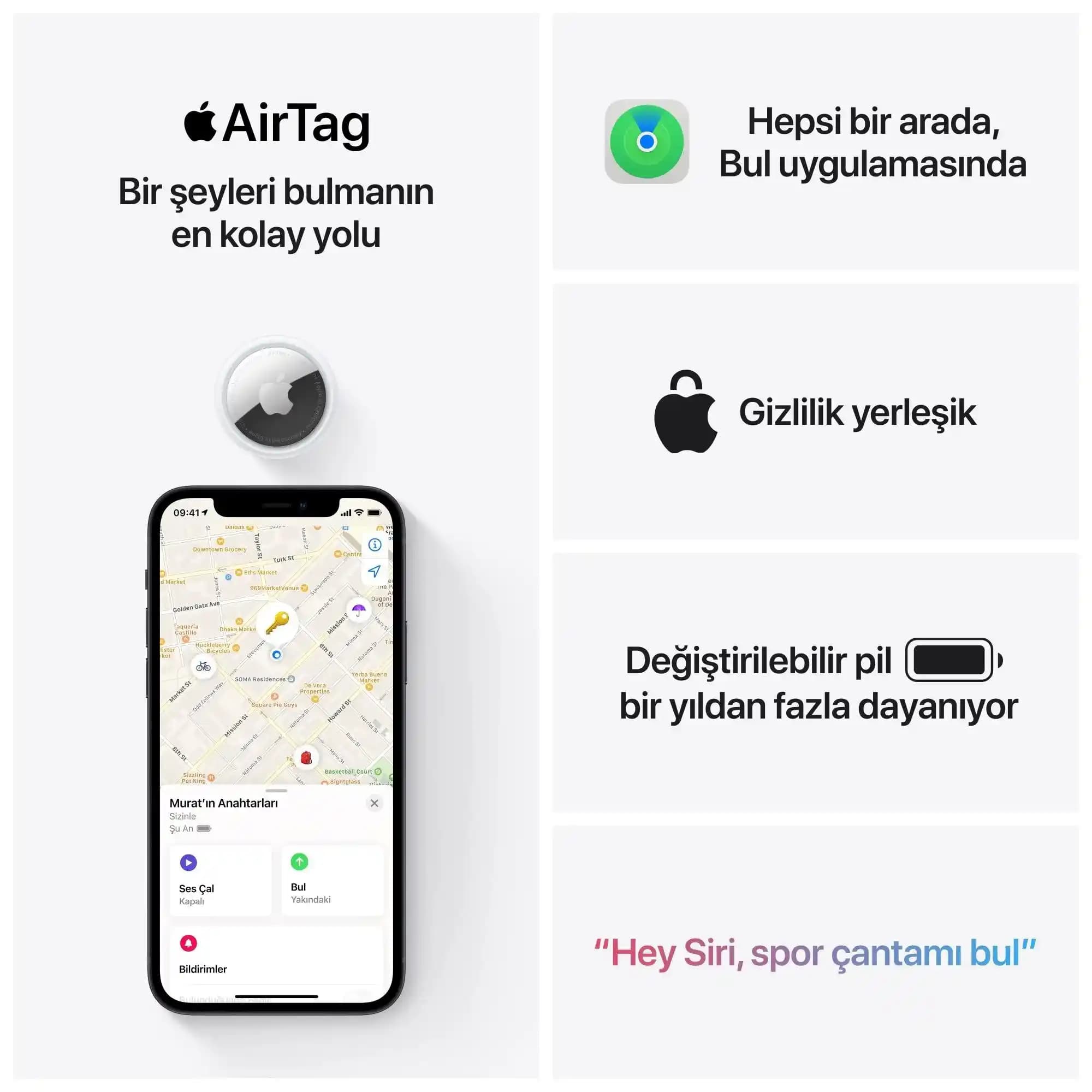 Apple AirTag 4'lü Paket: Eşyalarınızı Güvence Altına Almanın Pratik Yolu