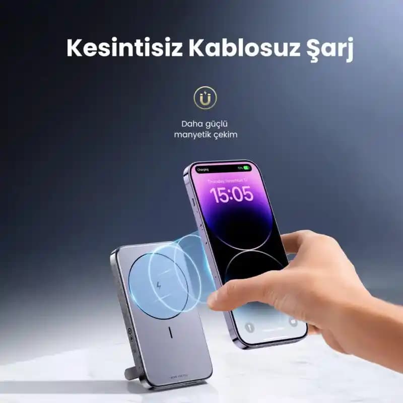 Apple Powerbank Kablosuz Şarj Özelliği ile Pratik ve Güvenli Taşınabilir Şarj Çözümü