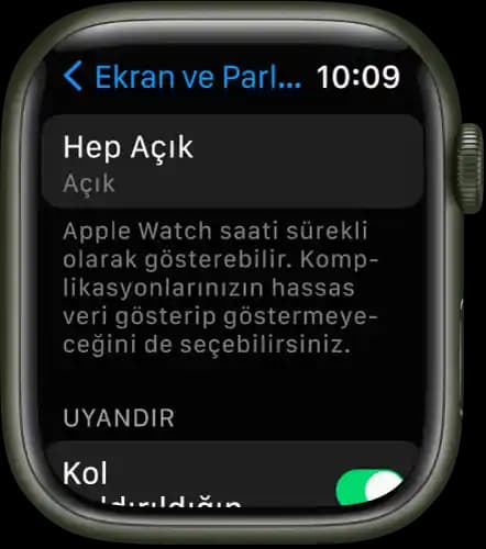 Apple Watch Ekran Işığı ve Güvenlik Ayarları Hakkında Kapsamlı Bilgi