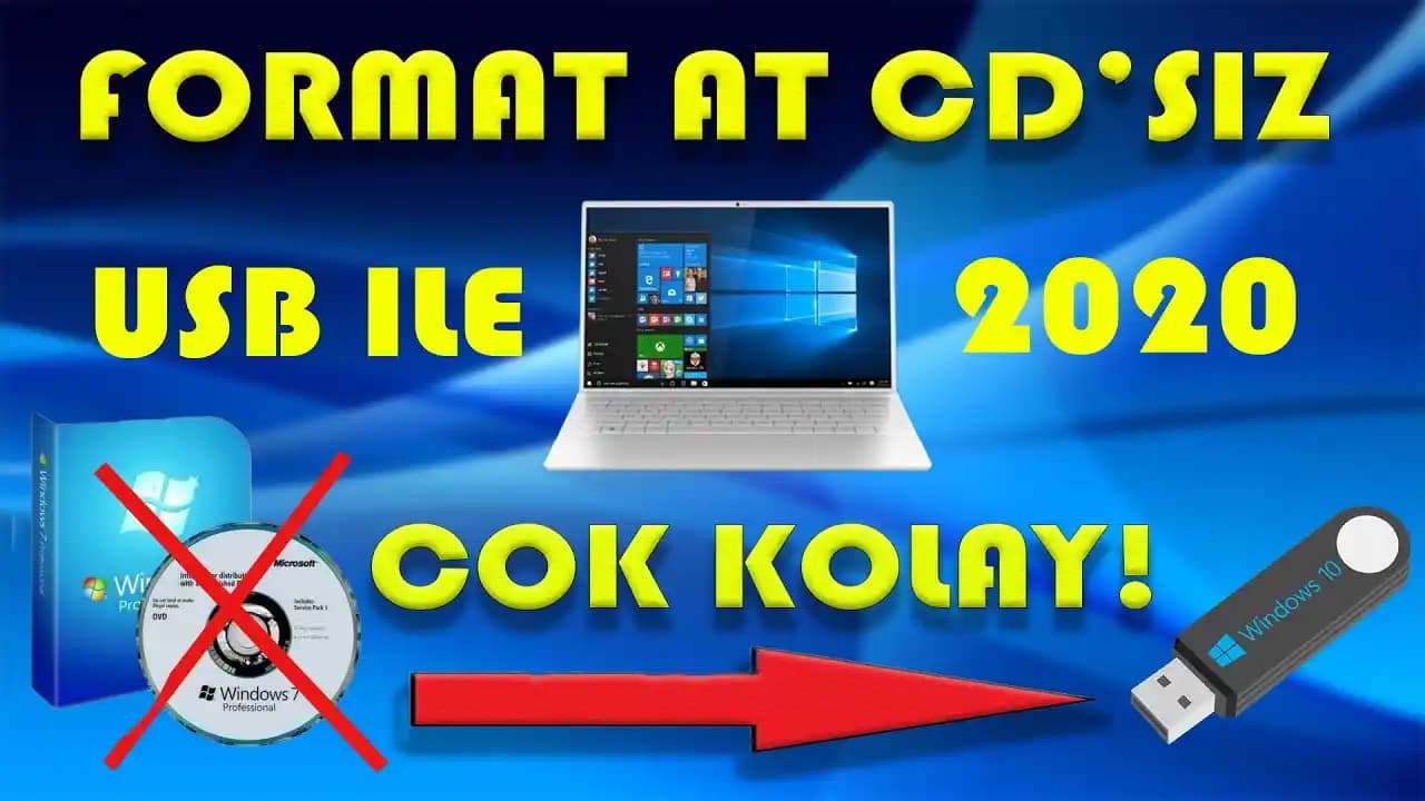 Bilgisayarda CD'siz Format Atma ve Güvenli Veri Yedekleme Yöntemleri