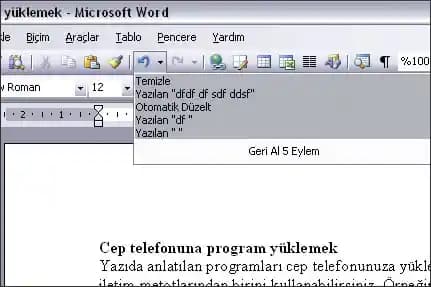 Bilgisayarda Son İşlemi Geri Alma Yöntemleri ve Güncel Teknolojik Çözümler