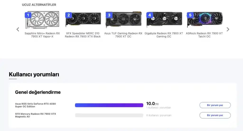 Ekran Kartı Öğrenme ve Karşılaştırma Rehberi: Performans, Özellikler ve Seçim İpuçları
