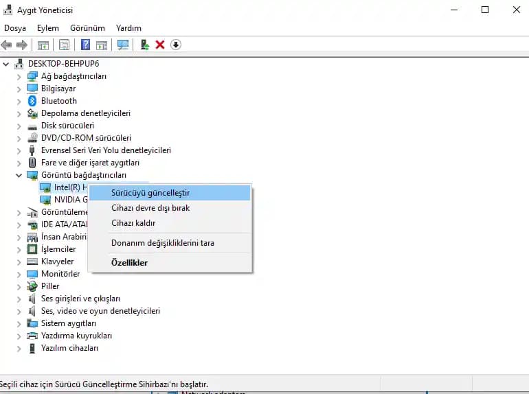 Ekran Sürücüsü Güncelleme ve Ekran Ayarlarının Optimizasyonu Rehberi