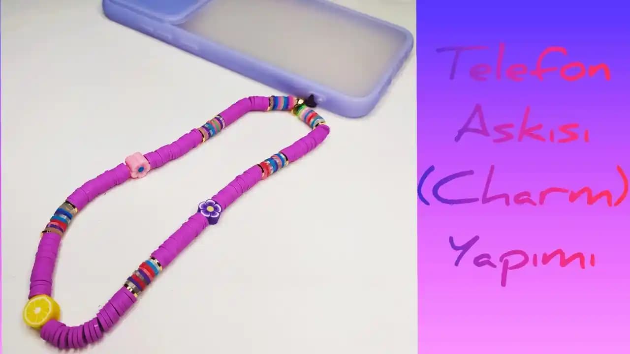 Fimo Boncuk Detaylı Telefon Askıları: Estetik ve Kullanışlı Çözüm