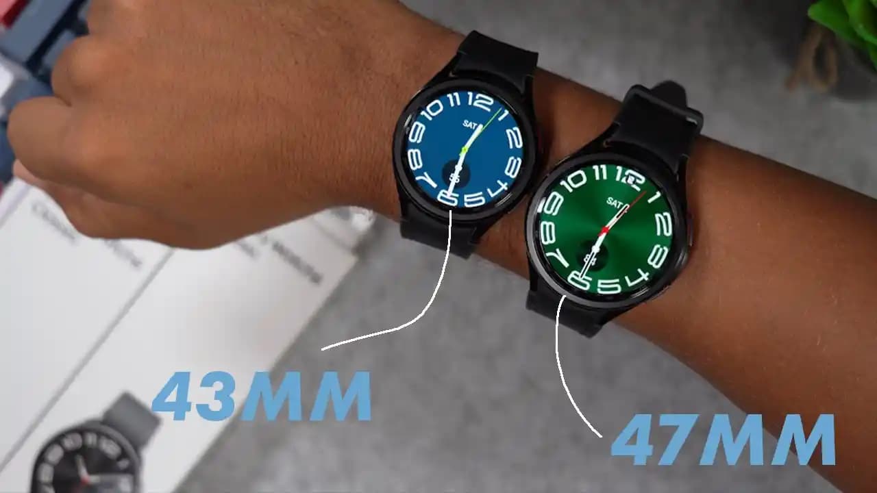 Galaxy Watch 6 Karşılaştırması: 43mm ve 47mm Modellerinin Özellikleri ve Kullanım Tercihleri