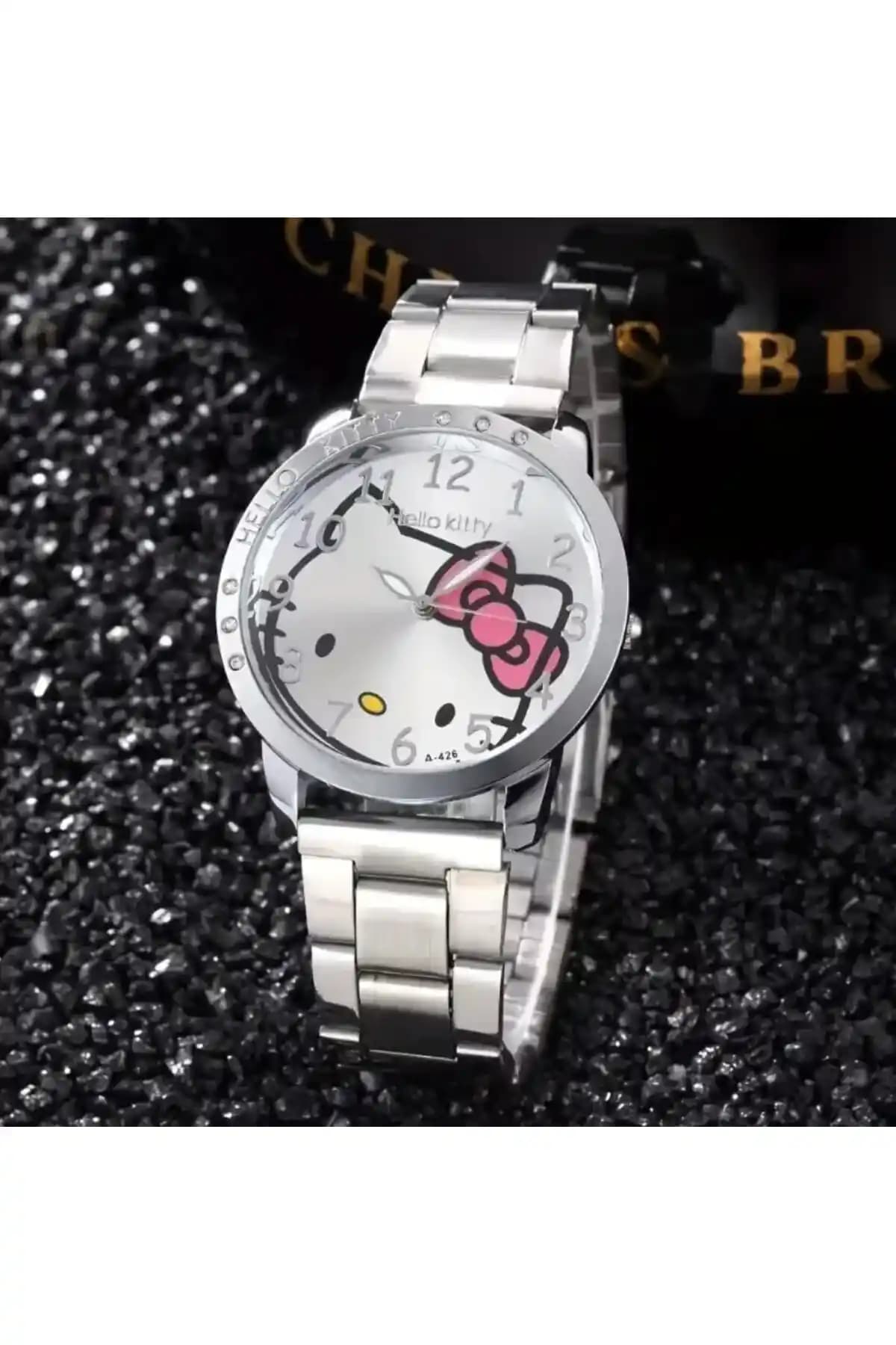Hello Kitty Temalı Çocuk ve Gençler İçin Sevimli ve Dayanıklı Kol Saatleri