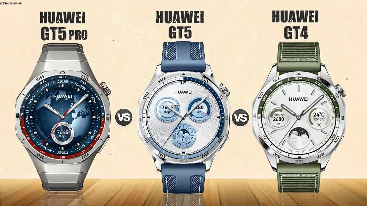 Huawei Watch GT 4 ve GT 5 Karşılaştırması: Tasarım, Sağlık ve Pil Ömrü Özellikleri