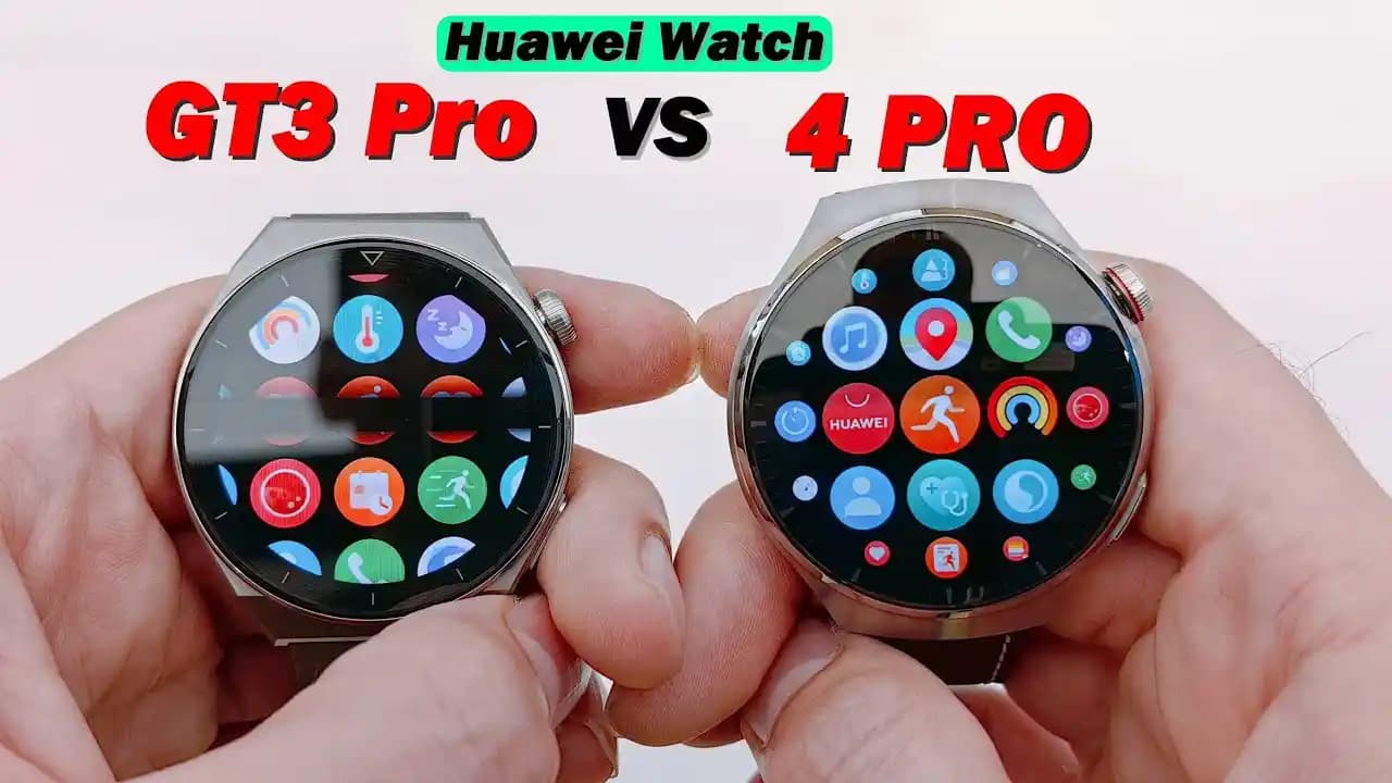 Huawei Watch GT Serisi Karşılaştırması: GT 3 Pro ve GT 4 Pro'nun Özellikleri ve Farkları