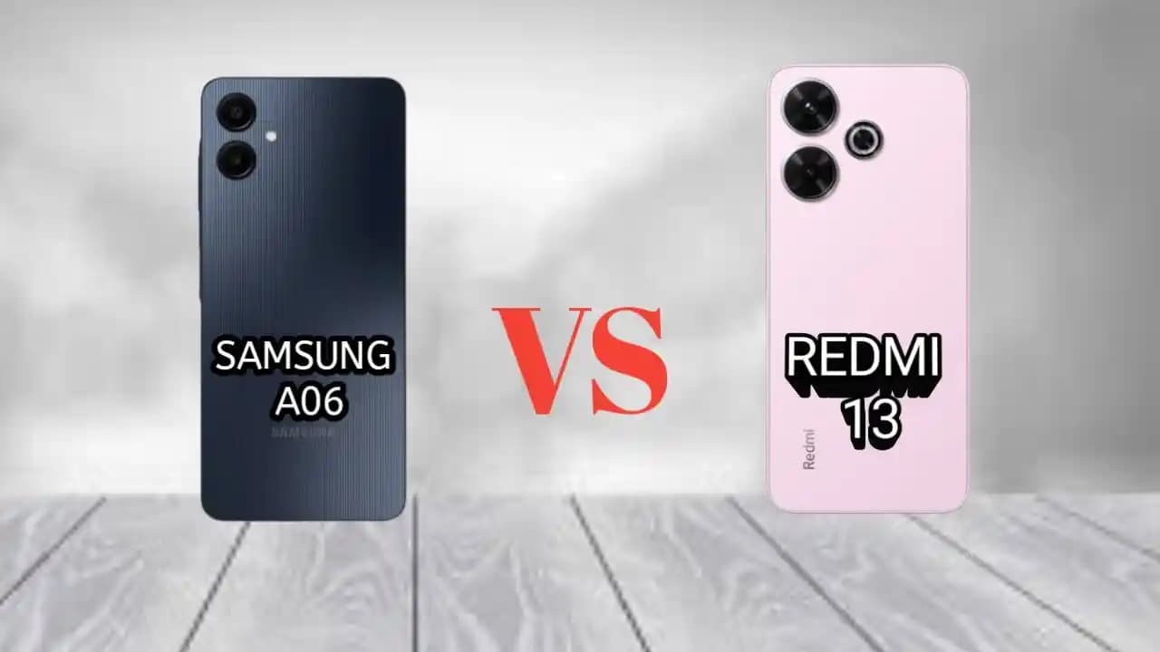 Samsung Galaxy A06 ve Redmi 13 Giriş Seviyesi Akıllı Telefon Modellerinin Karşılaştırması