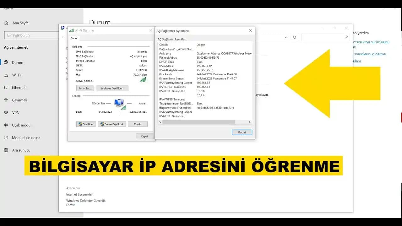 Windows 10 ve Diğer İşletim Sistemlerinde IP Adresi Değiştirme Yöntemleri ve Güvenlik İpuçları