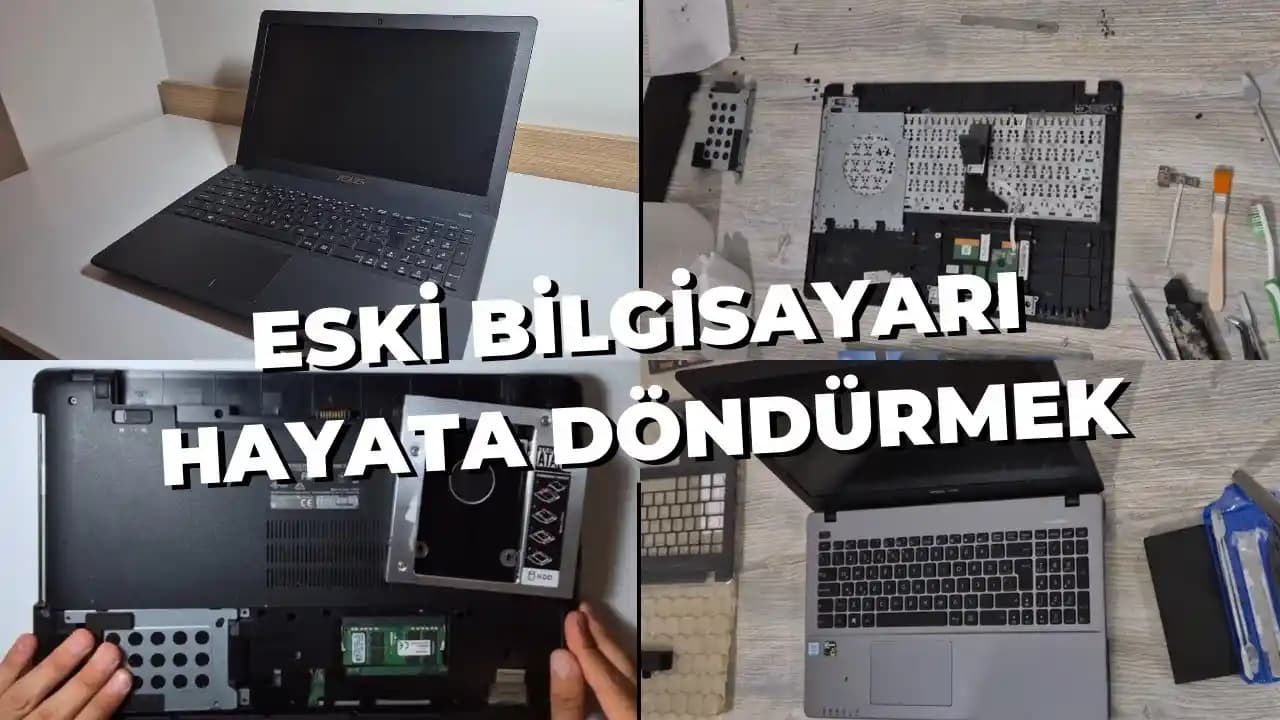 Eski Dizüstü Bilgisayarı Fabrika Ayarlarına Döndürme ve Klavye Sorunları Çözümü