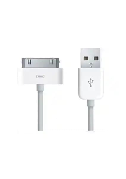 Apple iPhone 4/4S Uyumlu Lightning Şarj ve Data Kablosu - Sızmaz Ticaret