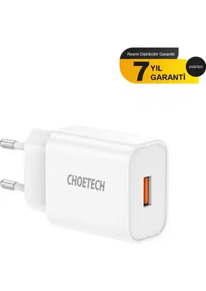 Choetech 18W Hızlı Şarj Cihazı Quick Charge 3.0 Uyumlu Q5003 Modeli