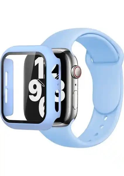 Furenfa Apple Watch 2-6 SE (44 mm) Uyumlu Nike Kılıf ve Ekran Koruyucu 360° Koruma