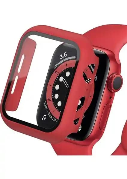 Furenfa Apple Watch 44 mm Nike Kılıf ve Ekran Koruyucu ile 360 Derece Tam Koruma