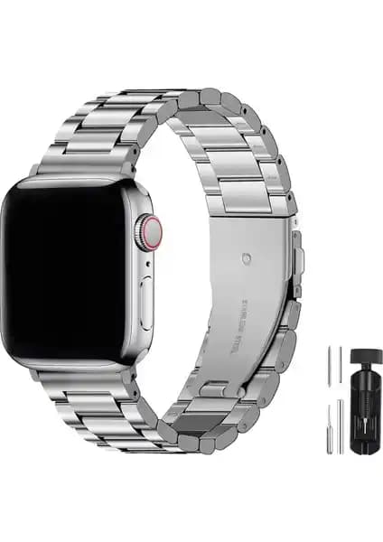 Kip GSM Apple Watch Ultra/Ultra 2 Metal Klasik Kordon: Dayanıklı ve Şık Saat Kayışı