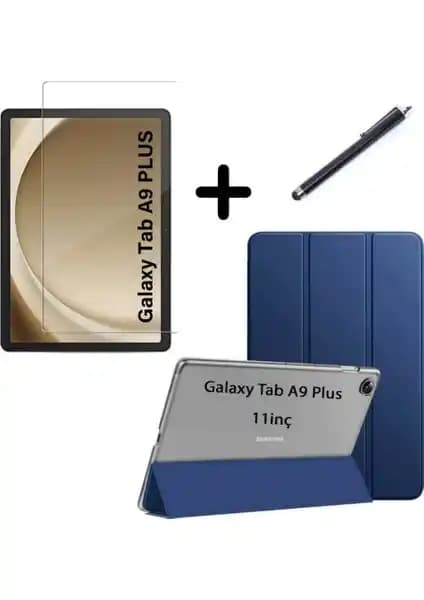 MobaxAksesuar Samsung Galaxy Tab A9 Plus X210 PU Deri Kılıf Seti İncelemesi