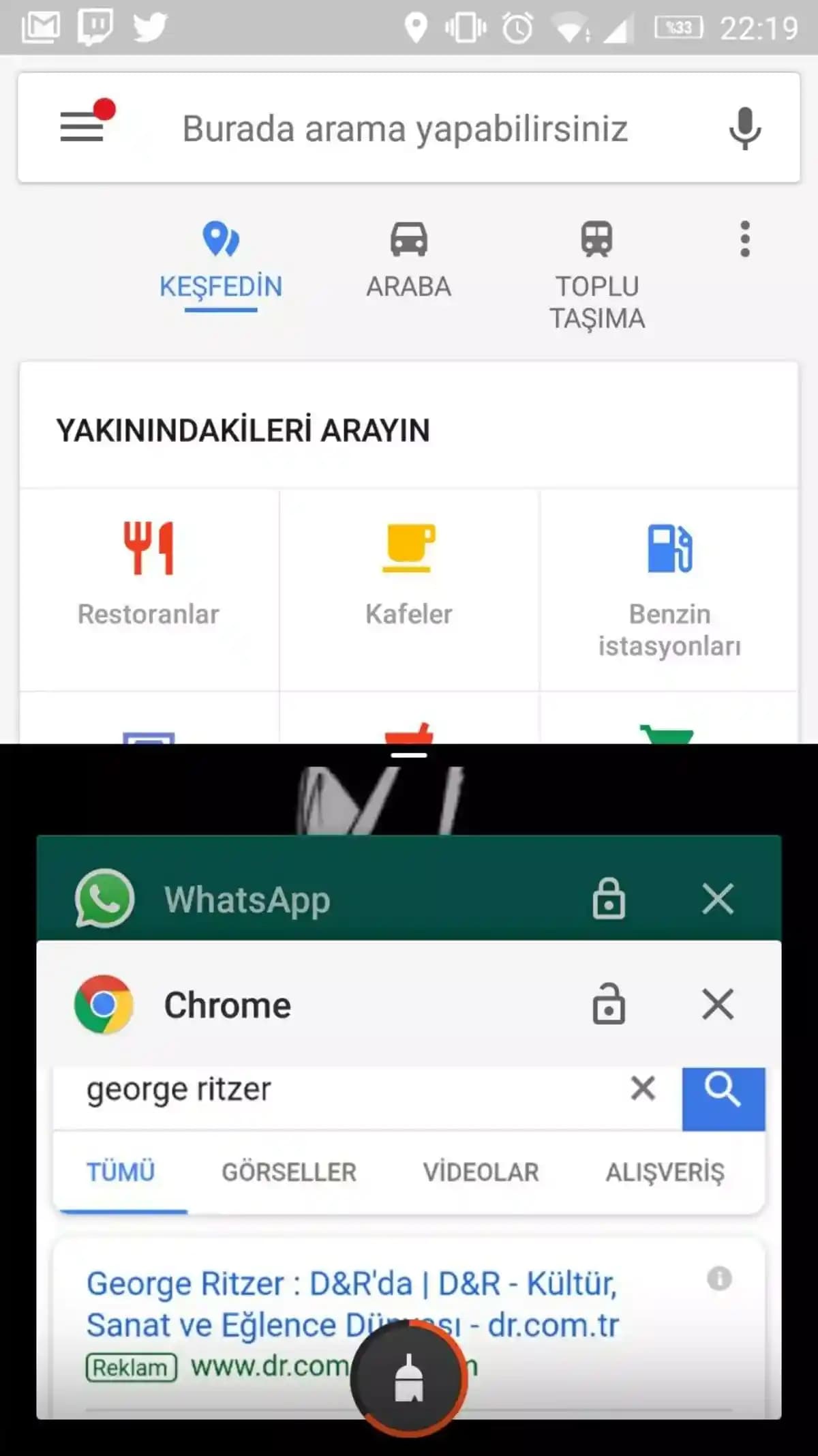 Akıllı Telefon ve Tabletlerde Çoklu Uygulama Kullanımı ve Verimlilik Artırıcı Özellikler