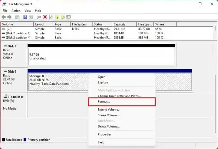 Harddisk Formatlama İşlemleri ve Dikkat Edilmesi Gerekenler