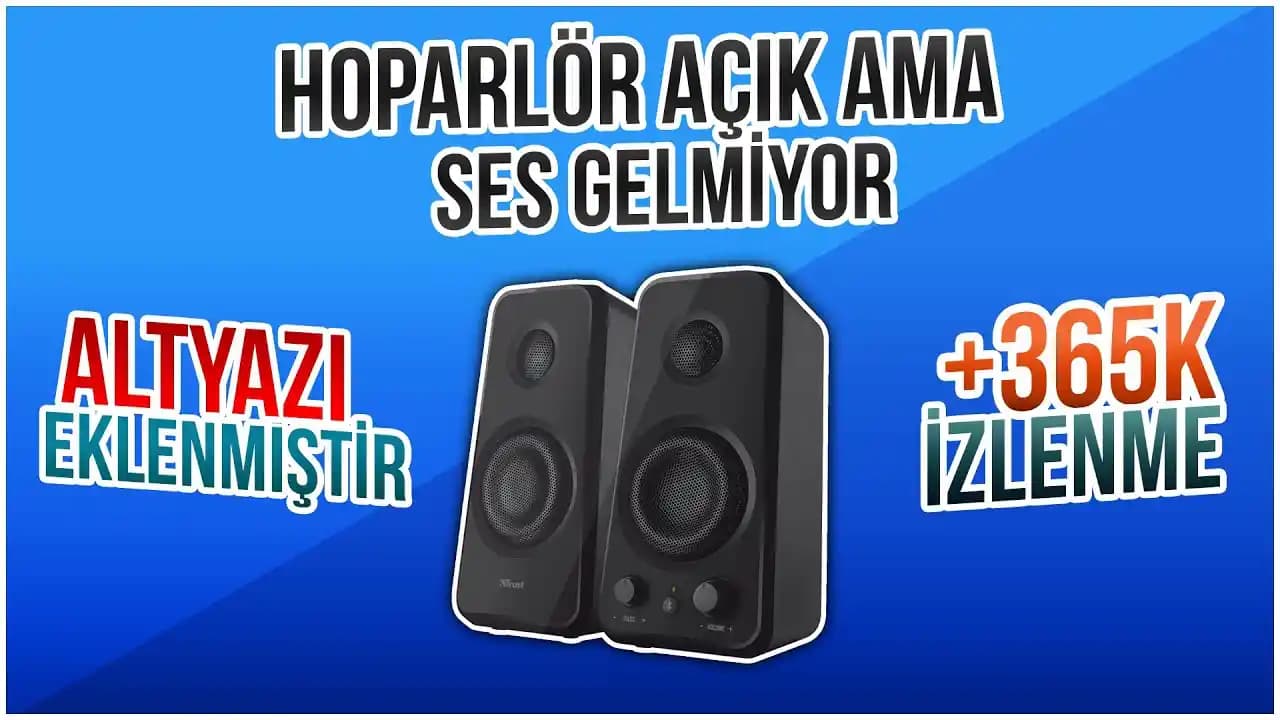 Hoparlör Bağlı Olmasına Rağmen Ses Gelmeme Sorunu ve Çözüm Yolları