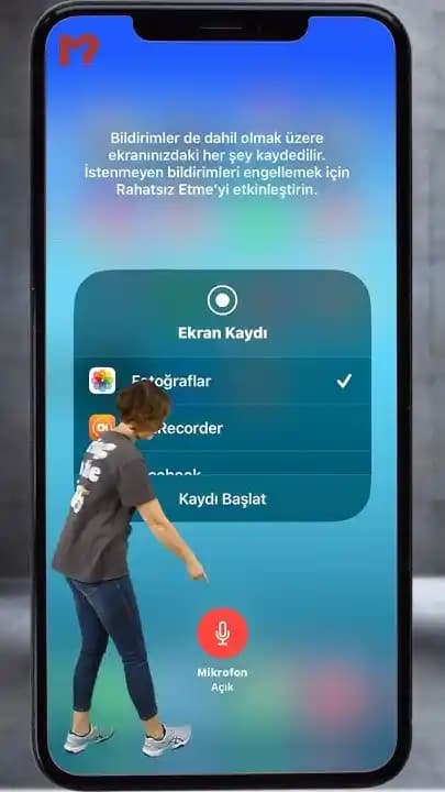 iPhone 12 Pro Max'ta Ekran Kaydı Nasıl Yapılır Adım Adım Rehber