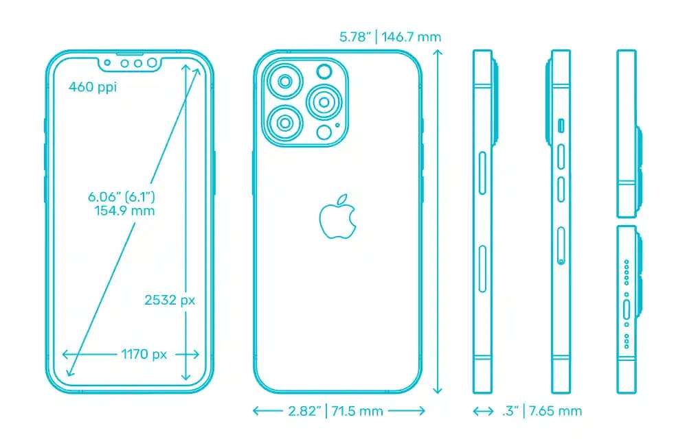iPhone 13 Pro'nun Boyutları ve Tasarım Özellikleri Analizi