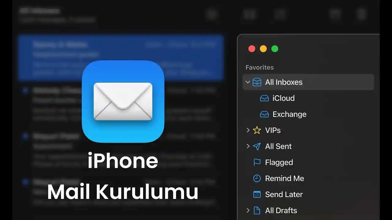 iPhone'da E-posta Ekleme ve Güncelleme Ayarları Rehberi