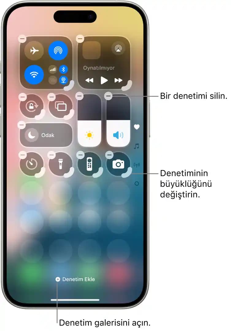 iPhone'da Güvenlik ve Denetim Merkezi Ayarlarının Doğru Yapılandırılması